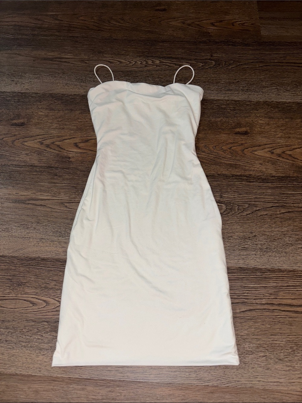 Windsor White Spaghetti Strap Bodycon Dress size S